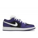 AIR JORDAN 1 LOW GS BLACK COURT PURPLE  Schuhe 553560 501