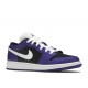 AIR JORDAN 1 LOW GS BLACK COURT PURPLE  Schuhe 553560 501