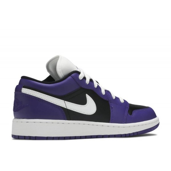 AIR JORDAN 1 LOW GS BLACK COURT PURPLE  Schuhe 553560 501