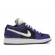 AIR JORDAN 1 LOW GS BLACK COURT PURPLE  Schuhe 553560 501