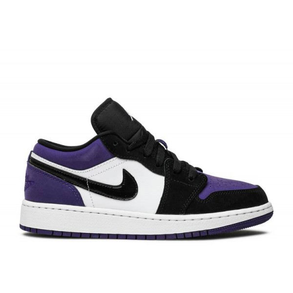 AIR JORDAN 1 LOW GS COURT PURPLE BKCK  Schuhe 553560 125