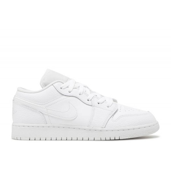 AIR JORDAN 1 LOW GS TRIPLE WHITE  Schuhe 553560 130