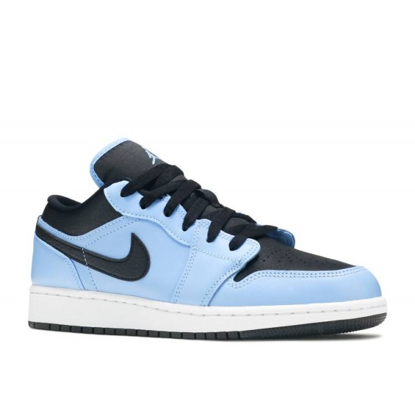 AIR JORDAN 1 LOW GS UNIVERSITY BLUE BLACK  Schuhe 553560 403