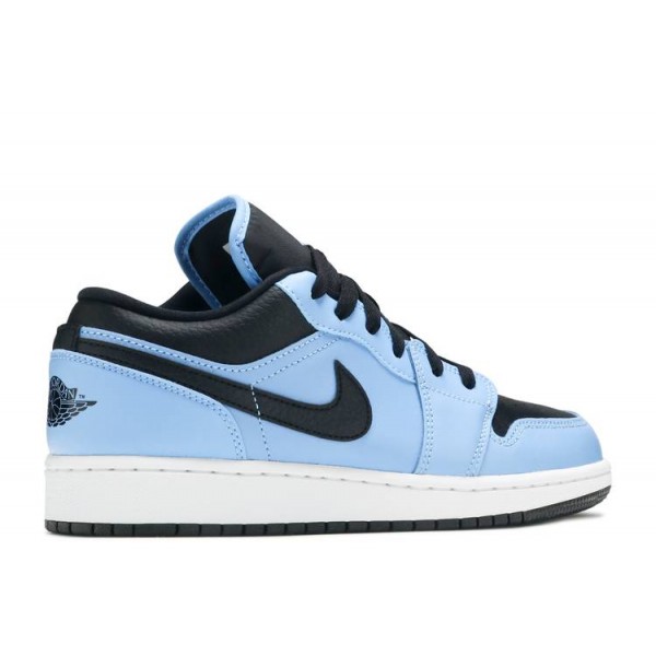 AIR JORDAN 1 LOW GS UNIVERSITY BLUE BLACK  Schuhe 553560 403