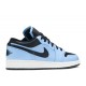 AIR JORDAN 1 LOW GS UNIVERSITY BLUE BLACK  Schuhe 553560 403