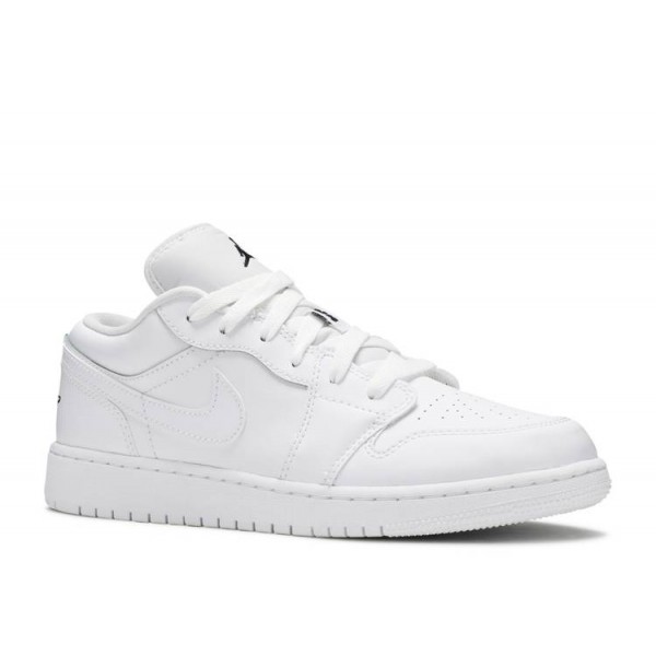 AIR JORDAN 1 LOW GS WHITE BLACK  Schuhe 553560 101