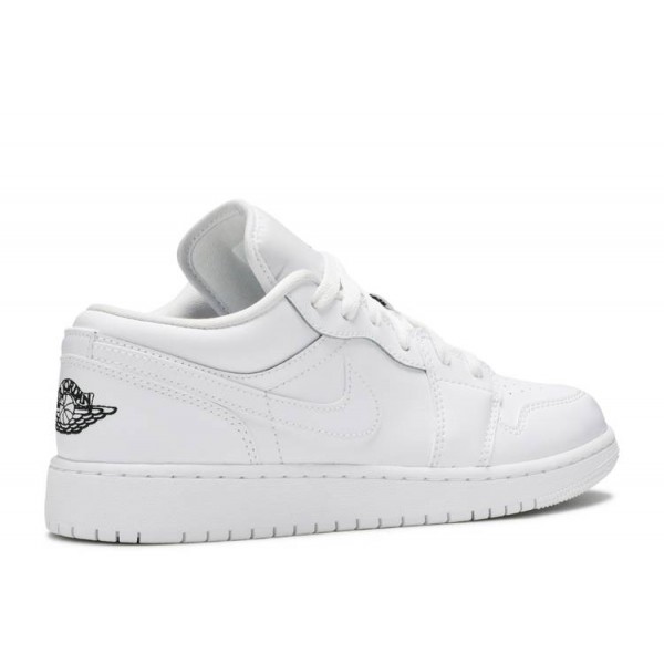 AIR JORDAN 1 LOW GS WHITE BLACK  Schuhe 553560 101