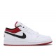 AIR JORDAN 1 LOW GS WHITE GYM RED  Schuhe 553560 118