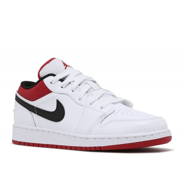 AIR JORDAN 1 LOW GS WHITE GYM RED  Schuhe 553560 118