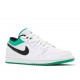 AIR JORDAN 1 LOW WHITE LUCKY GREEN  Schuhe 553558 129