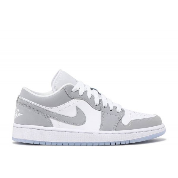 WMNS AIR JORDAN 1 LOW WHITE WOLF GREY  Schuhe dc0774 105