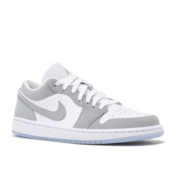 WMNS AIR JORDAN 1 LOW WHITE WOLF GREY  Schuhe dc0774 105