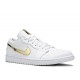 WMNS AIR JORDAN 1 RETRO LOW WHITE METALLIC GOLD  Schuhe cz4776 100