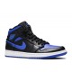 AIR JORDAN 1 MID BLACK HYPER ROYAL  Schuhe 554724 068