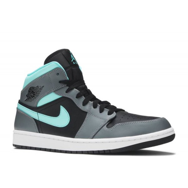 AIR JORDAN 1 MID GREY AQUA  Schuhe 554724 063