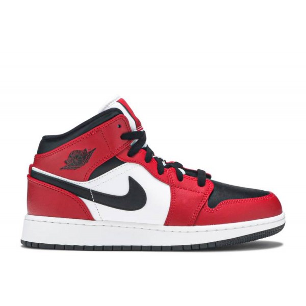 AIR JORDAN 1 MID GS CHICAGO BLACK TOE  Schuhe 554725 069