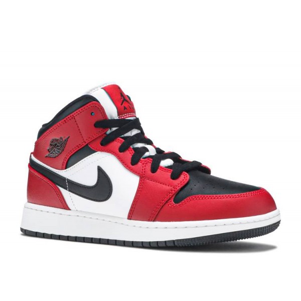 AIR JORDAN 1 MID GS CHICAGO BLACK TOE  Schuhe 554725 069