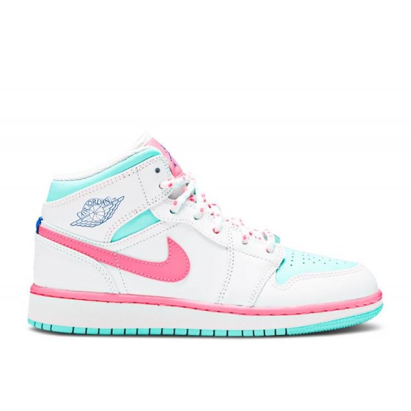 AIR JORDAN 1 MID GS DIGITAL PINK  Schuhe 555112 102