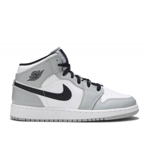 AIR JORDAN 1 MID GS LIGHT SMOKE GREY  Schuhe 554725 092