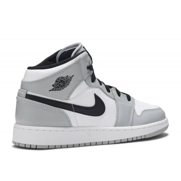 AIR JORDAN 1 MID GS LIGHT SMOKE GREY  Schuhe 554725 092