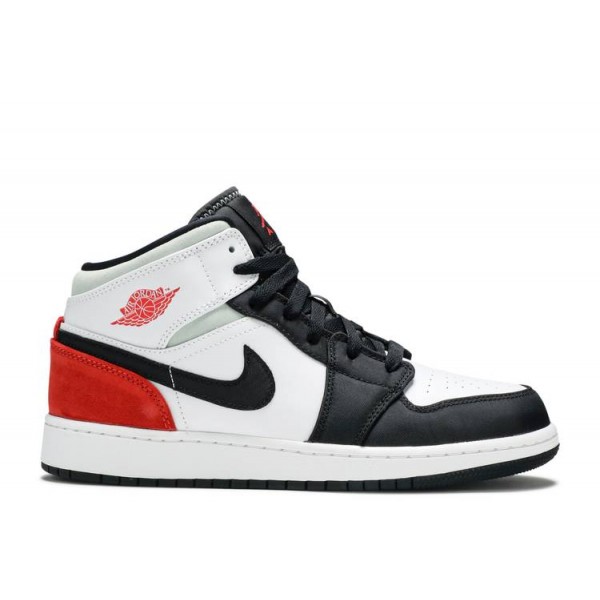 AIR JORDAN 1 MID GS RED MINT  Schuhe bq6931 100