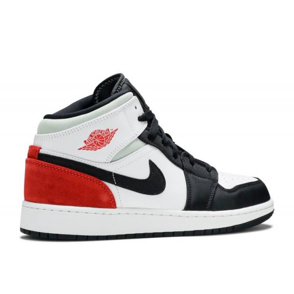 AIR JORDAN 1 MID GS RED MINT  Schuhe bq6931 100