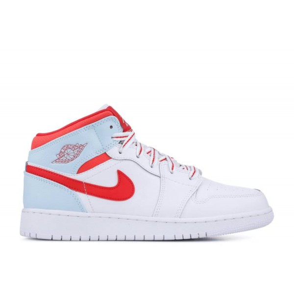 AIR JORDAN 1 MID GS TOPAZ MIST  Schuhe 555112 104