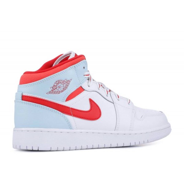 AIR JORDAN 1 MID GS TOPAZ MIST  Schuhe 555112 104