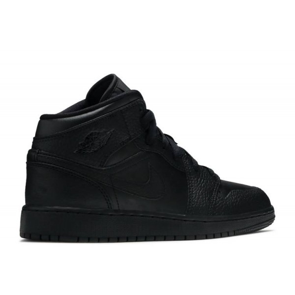 AIR JORDAN 1 MID GS TRIPLE BLACK  Schuhe 554725 091