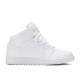 AIR JORDAN 1 MID GS TRIPLE WHITE  Schuhe 554725 130