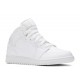 AIR JORDAN 1 MID GS TRIPLE WHITE  Schuhe 554725 130