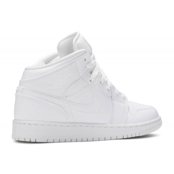 AIR JORDAN 1 MID GS TRIPLE WHITE  Schuhe 554725 130