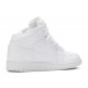 AIR JORDAN 1 MID GS TRIPLE WHITE  Schuhe 554725 130