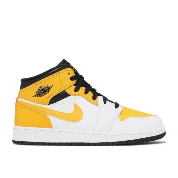 AIR JORDAN 1 MID GS UNIVERSITY GOLD  Schuhe 554725 170