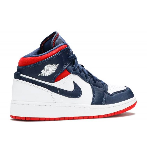 AIR JORDAN 1 MID GS USA OLYMPIC  Schuhe bq6931 104