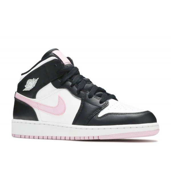 AIR JORDAN 1 MID GS WHITE LIGHT ARCTIC PINK  Schuhe 555112 103