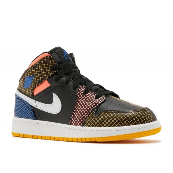 AIR JORDAN 1 MID MMD GS MULTI GRID  Schuhe dc4092 001