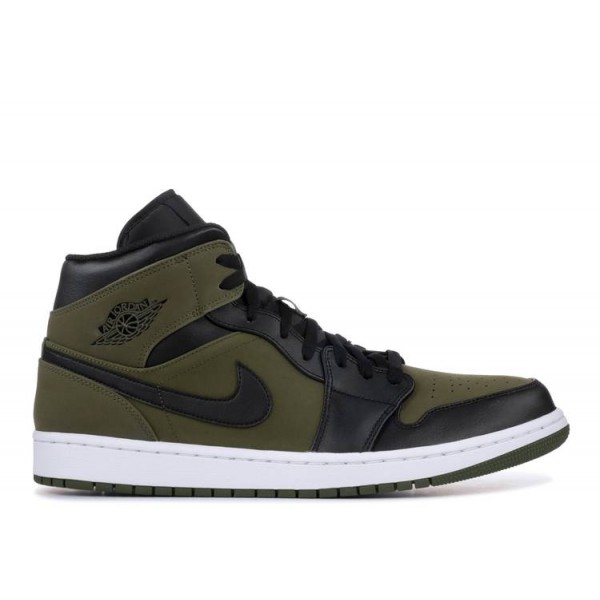 AIR JORDAN 1 MID OLIVE CANVAS  Schuhe 554724 301