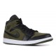 AIR JORDAN 1 MID OLIVE CANVAS  Schuhe 554724 301