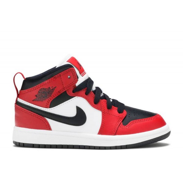 AIR JORDAN 1 MID PS CHICAGO BLACK TOE  Schuhe 640734 069