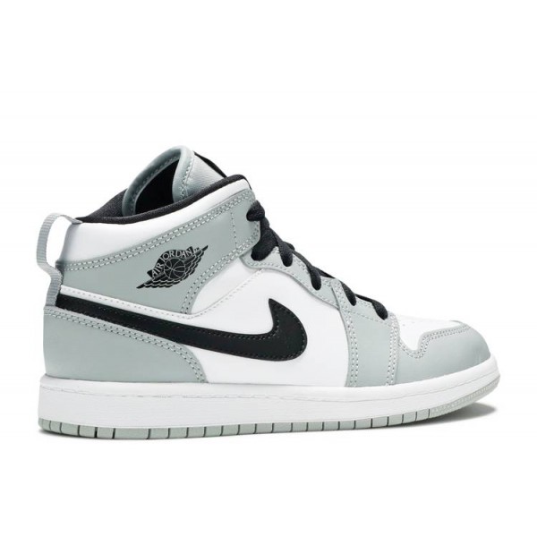 AIR JORDAN 1 MID PS LIGHT SMOKE GREY  Schuhe 640734 092