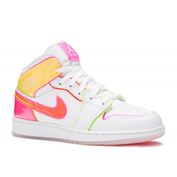 AIR JORDAN 1 MID SE GS EDGE GLOW  Schuhe cv4611 100