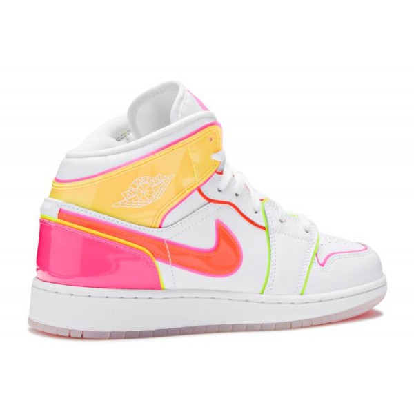 AIR JORDAN 1 MID SE GS EDGE GLOW  Schuhe cv4611 100