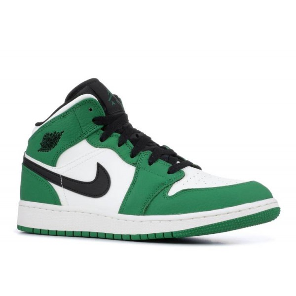 AIR JORDAN 1 MID SE GS PINE GREEN  Schuhe bq6931 301