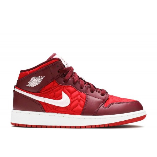 AIR JORDAN 1 MID SE GS RED QUILTED  Schuhe av5174 600