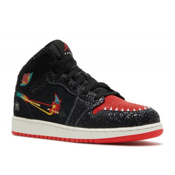 AIR JORDAN 1 MID SE GS SIEMPRE FAMILIA  Schuhe dn5121 001