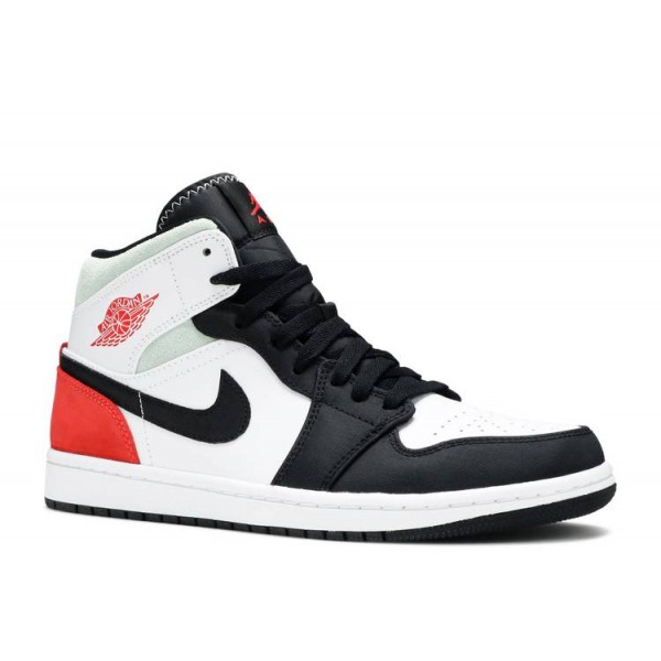 AIR JORDAN 1 MID SE RED BLACK TOE  Schuhe 852542 100