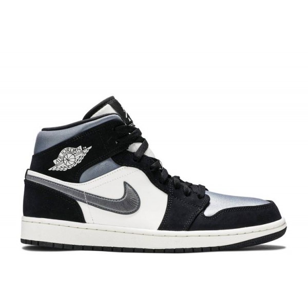 AIR JORDAN 1 MID SE SATIN SMOKE GREY  Schuhe 852542 011