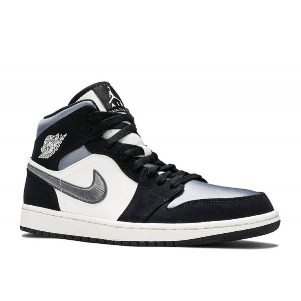 AIR JORDAN 1 MID SE SATIN SMOKE GREY  Schuhe 852542 011