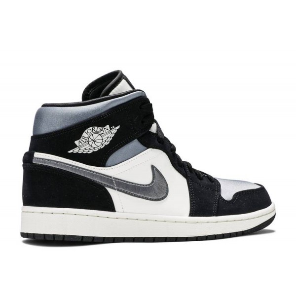 AIR JORDAN 1 MID SE SATIN SMOKE GREY  Schuhe 852542 011